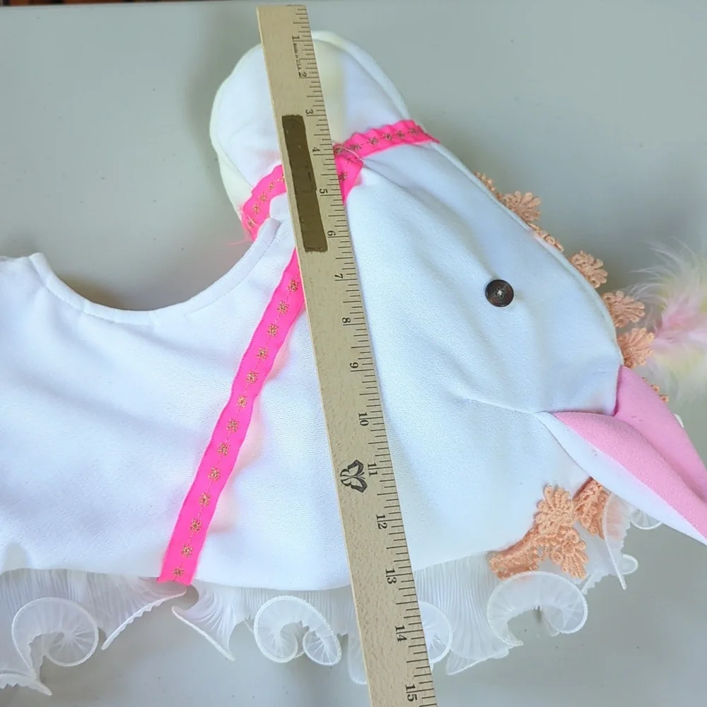 Unicorn/pony white costume head